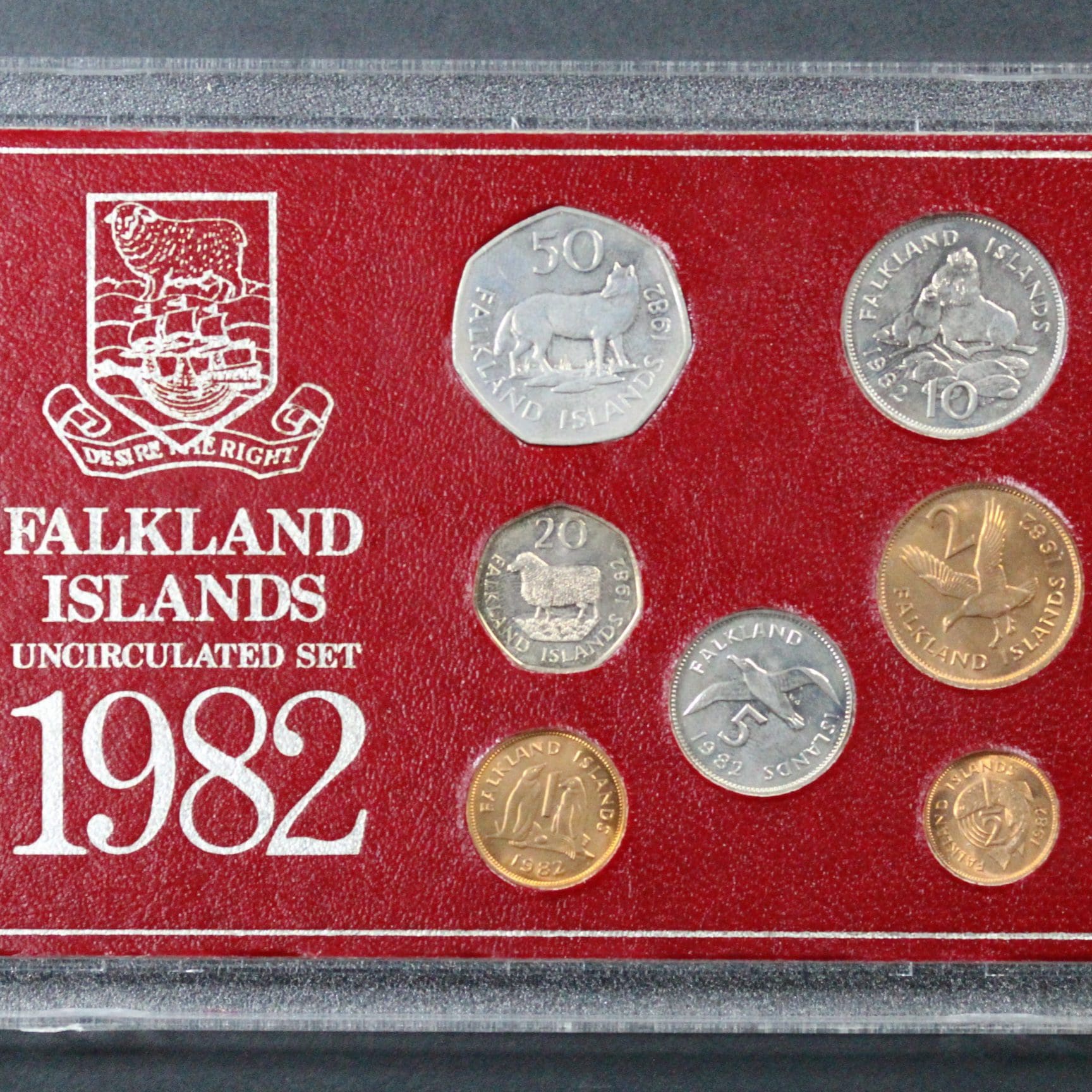 1982 Falkland Islands Uncirculated Coin Set | Silverhammer Coin 
