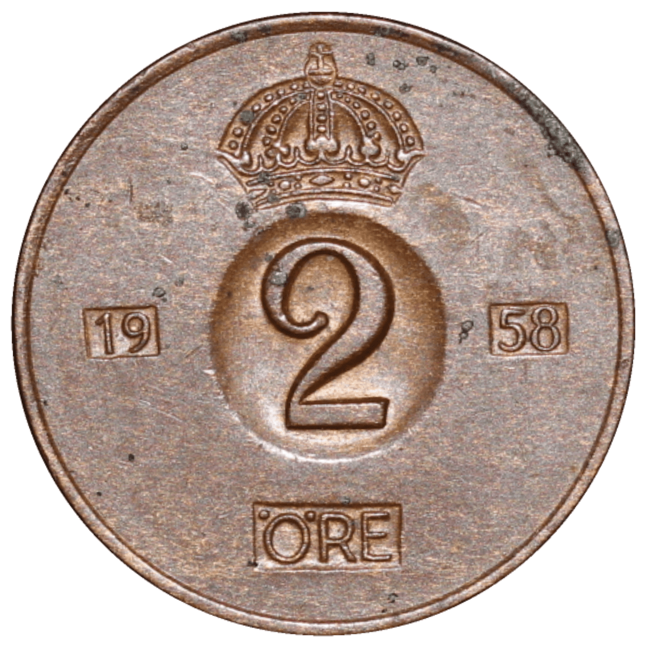 1958 Sweden 1 Ore | Silverhammer Coin Auctions